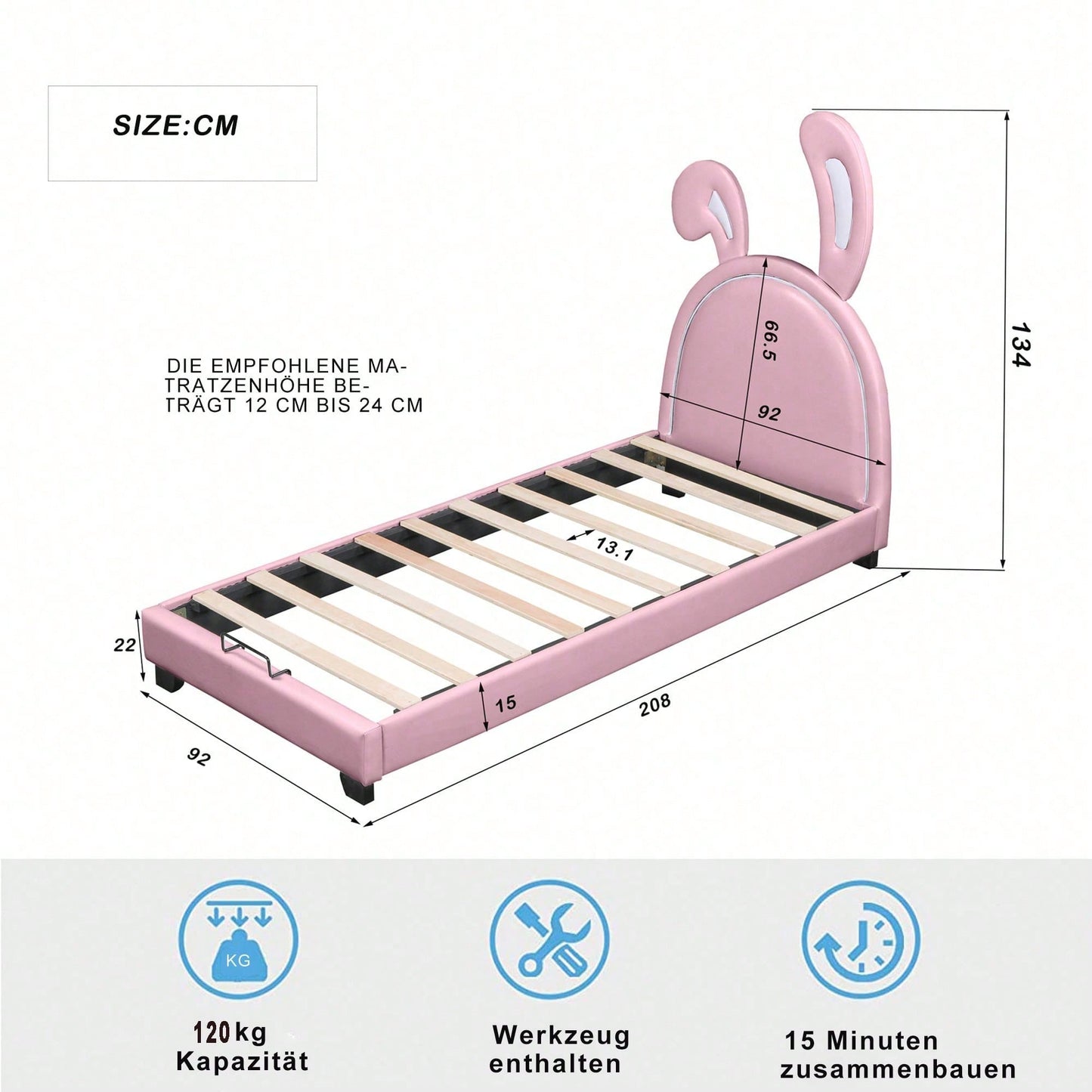 Camas, cabeceros y pies de cama para niños
