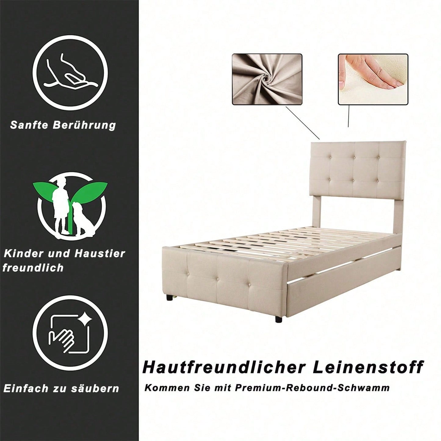 Camas, cabeceros y pies de cama para niños