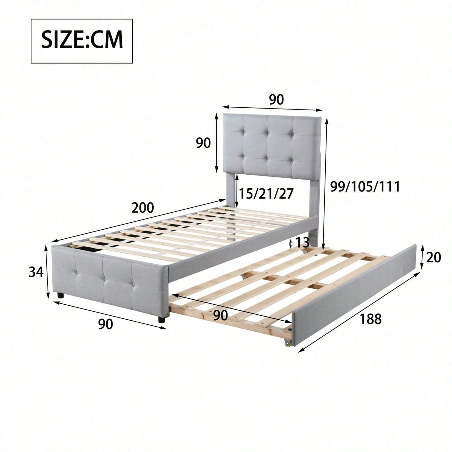 Camas, cabeceros y pies de cama para niños