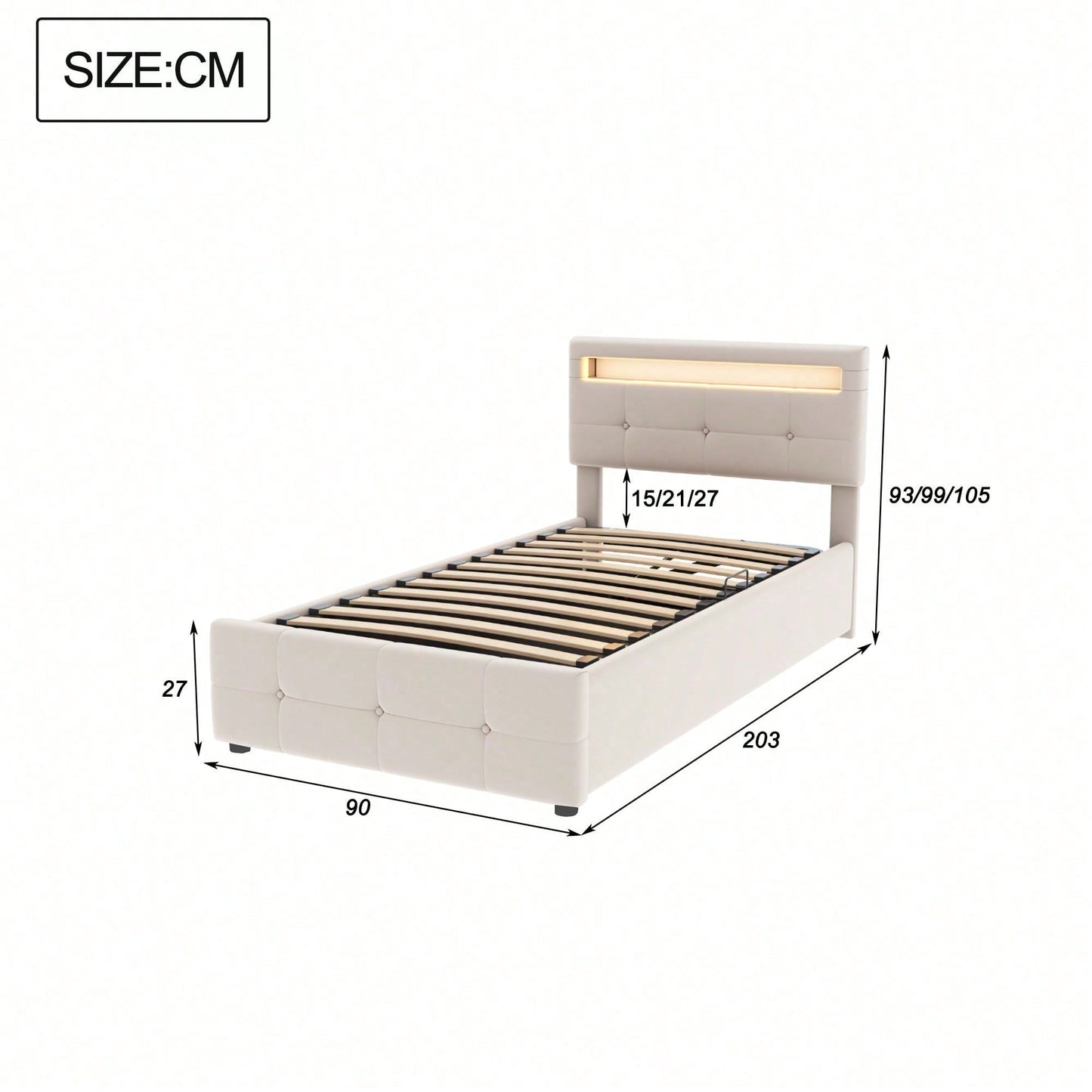 Camas, cabeceros y pies de cama para niños