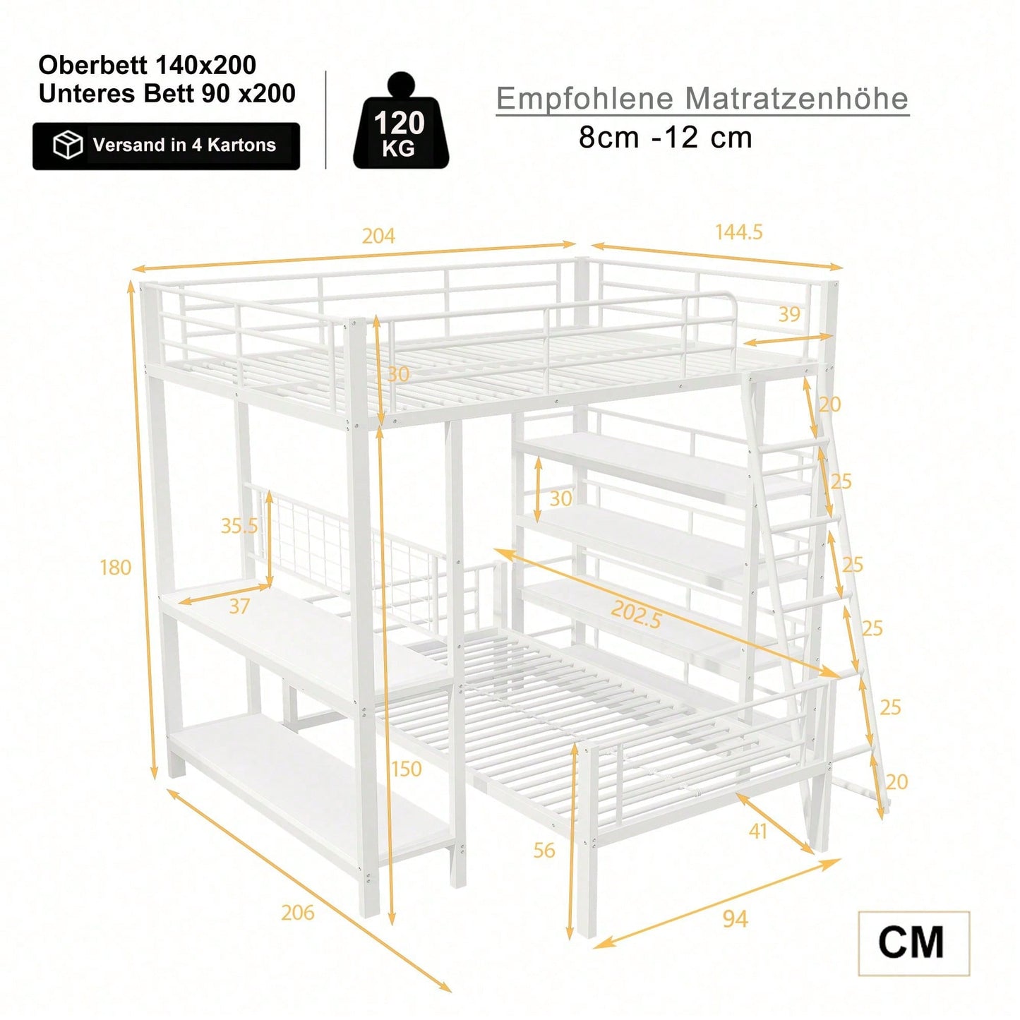 Camas, cabeceros y pies de cama para niños