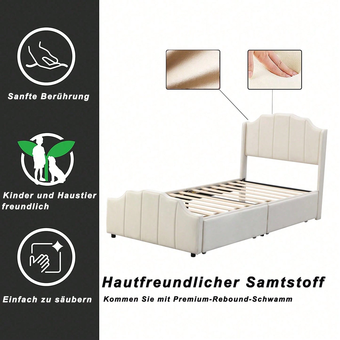 Camas, cabeceros y pies de cama para niños