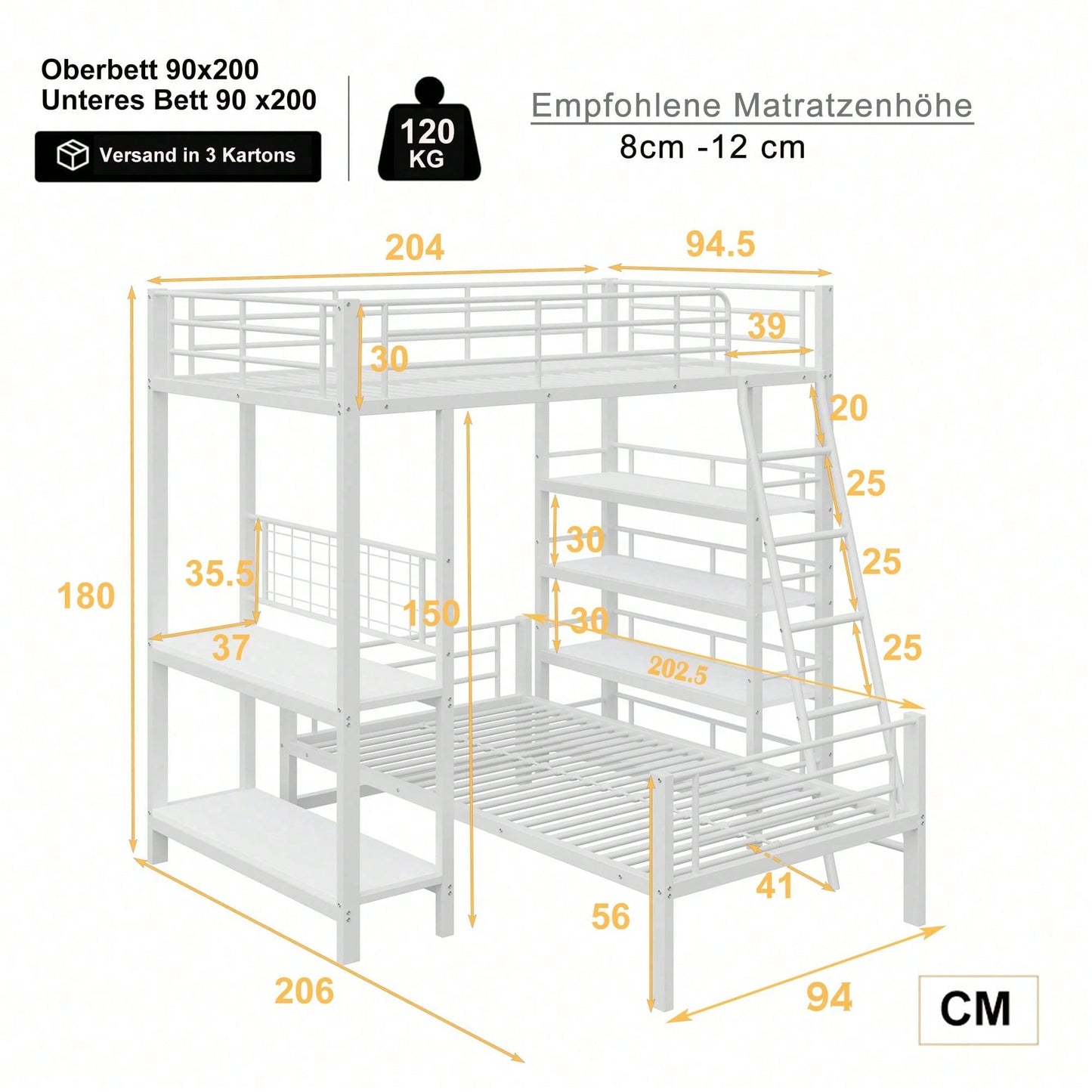 Camas, cabeceros y pies de cama para niños
