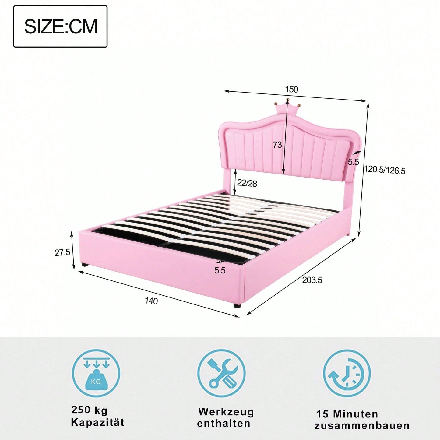 Camas, cabeceros y pies de cama para niños