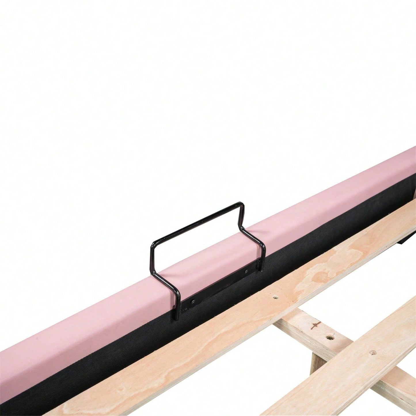 Kinderbett Polsterbett 140*200cm mit Lattenrosten und Rückenlehne, Mädchenbett mit Kronenformung, rosa(Matratze nicht enthaltet)
