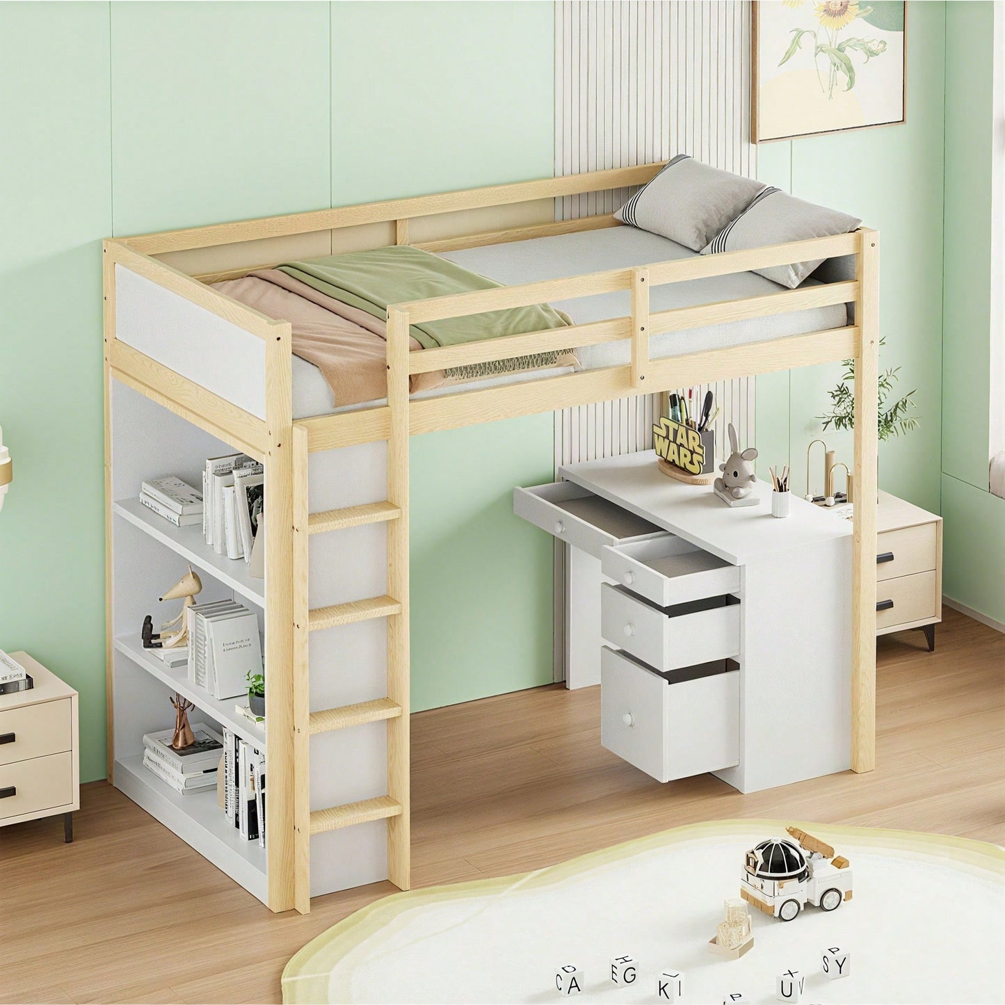 Camas, cabeceros y pies de cama para niños