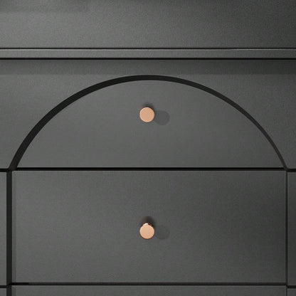 Esstisch Teleskoptisch(110-140×80cm), klappbarer Küchentisch für 4-6 Personen, Ausziehbarer Esstisch ,platzsparender Küchentisch,für Küche und Wohnzimmer,Minimalistisches Schranktür-Design, Schwarz
