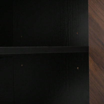 Modernes Sideboard mit Fischgrätmuster – Buffet Schrank mit 4 Türen & höhenverstellbaren Regalen – MDF Holz & Metallfüße – Stauraum für Wohnzimmer, Flur & Esszimmer
