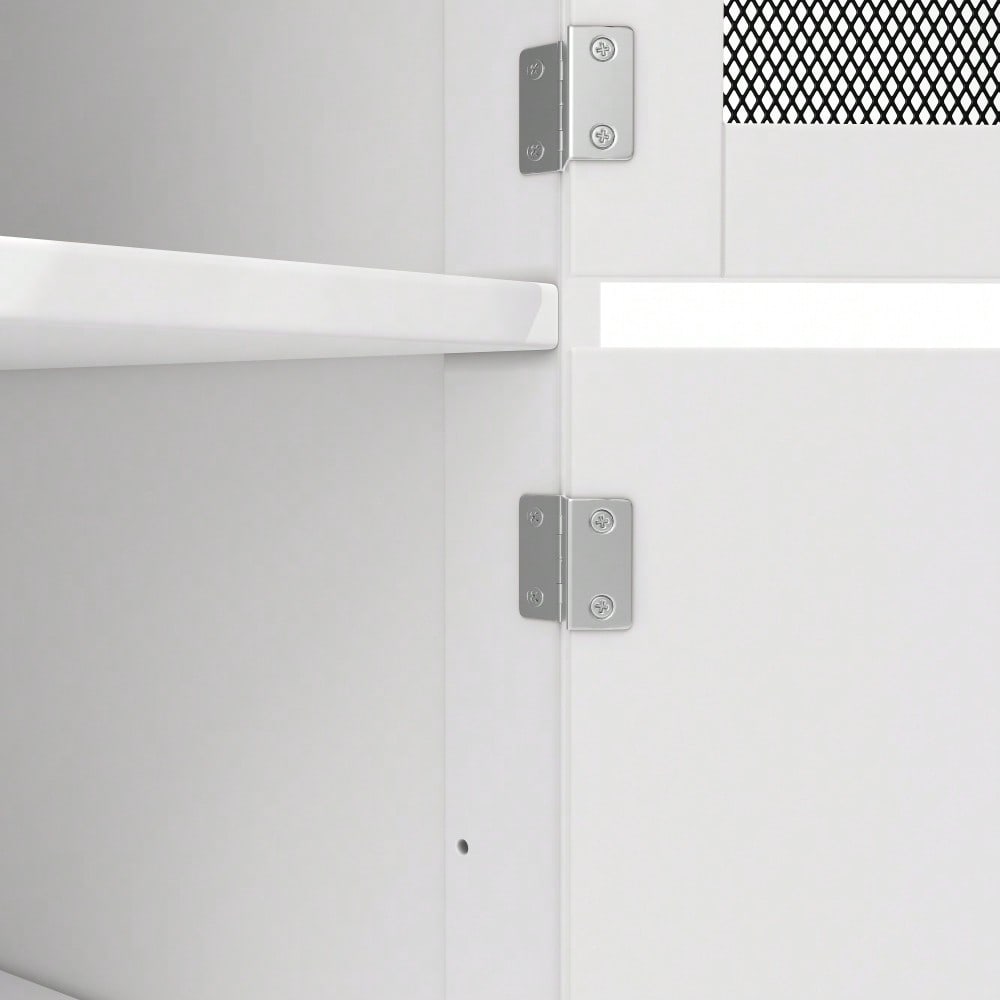 Kücheninsel, Esszimmerwagen mit Arbeitsplatte, Buffetschrank, Esszimmerwagen mit Holzmaserung, seitlicher Handtuchhalter, dreidimensionale Schranktüren mit Rollen, verstellbare Trennwände, weiß