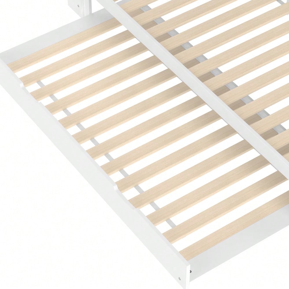 Daybett,Schlafsofa,90x200cm,Kopfteil mit Staufach,Ausziehbares Bett,Ohne Matratze,Weiß