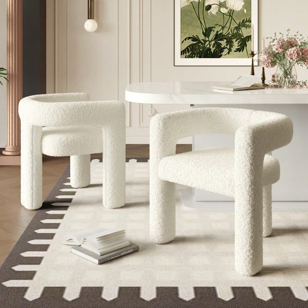 Ergonomischer Sessel mit Premium Teddy Flor, Einzigartiges Design, maximaler Komfort & vielseitig einsetzbar Moderner Allrounder-Sessel Robust, stylisch & blitzschnell montiert