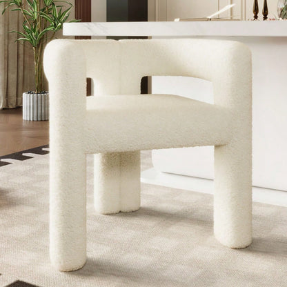 Ergonomischer Sessel mit Premium Teddy Flor, Einzigartiges Design, maximaler Komfort & vielseitig einsetzbar Moderner Allrounder-Sessel Robust, stylisch & blitzschnell montiert