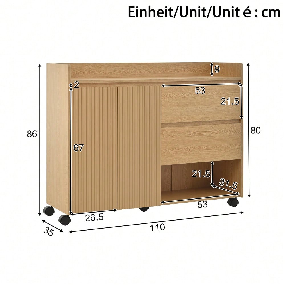 Schuhschrank, beweglicher Schuhschrank, Universalrad mit Bremse. Oberer Bogen, verstellbare Regale, Dämpfungsscharnier