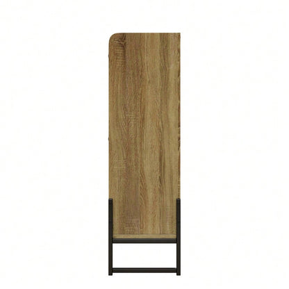 Schuhschrank mit 4 Klappen, einstellbarer Schuhregal, schmaler, Schuhschrank schmal, Schuhregal Schuhkipper, Diele Flur.