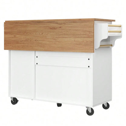 Kücheninsel(110×45-75×92cm),Modernes Küchensiland, Küchenschrank, Abnehmbare Servierwagen buffetschrank, Speisewagen mit Vintage-Muster, buffetschrank, Multifunktionale Esstisch mit Speicherraum,weiß