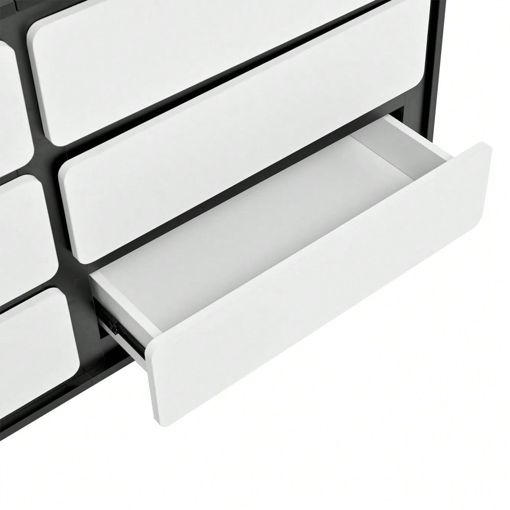 Sideboard, stilvolle Kommode mit sechs Schubladen – Frisiertisch im modernen Design, praktische Funktion.140×38×74,5cm