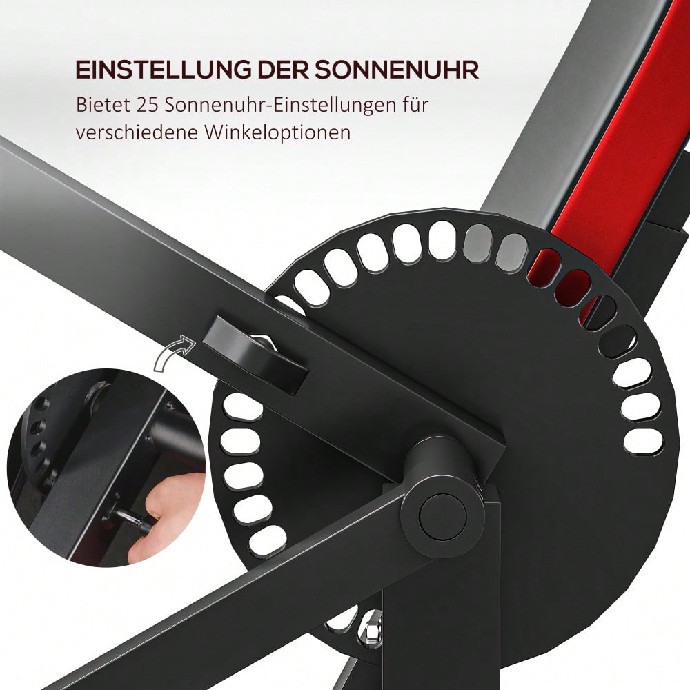 SPORTNOW Bizeps Trizeps Curl Maschine Fitnessgerät mit 5-stufig verstellbarem Sitz für Trizeps Extension, Kunstleder Schwarz