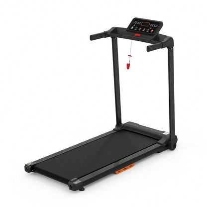 Laufband für Zuhause, Laufband klappbar, Treadmill bis 12 km/h, max. 120kg, Tablethalterung,    App kompatibel, LED