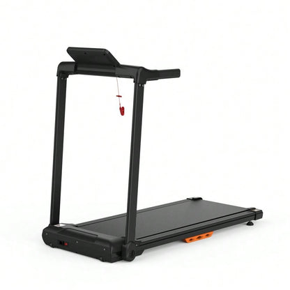 Laufband für Zuhause, Laufband klappbar, Treadmill bis 12 km/h, max. 120kg, Tablethalterung,    App kompatibel, LED