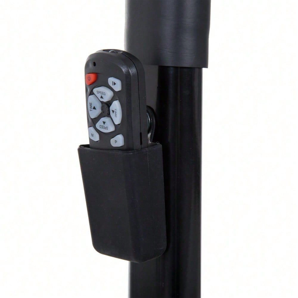 HOMCOM Elektrisches Laufband mit LCD Display, faltbares Fitnessgerät 1-6 km/h, stabiler Stahlrahmen, schwarz, kompakte Maße 105 x 56 x 108,5 cm