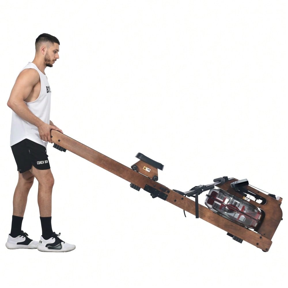 Faltbare Wasserwiderstands-Rudergerät mit Kinomap APP,Innenraum Heim-Fitness-Rudergerät
