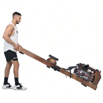 Faltbare Wasserwiderstands-Rudergerät mit Kinomap APP,Innenraum Heim-Fitness-Rudergerät