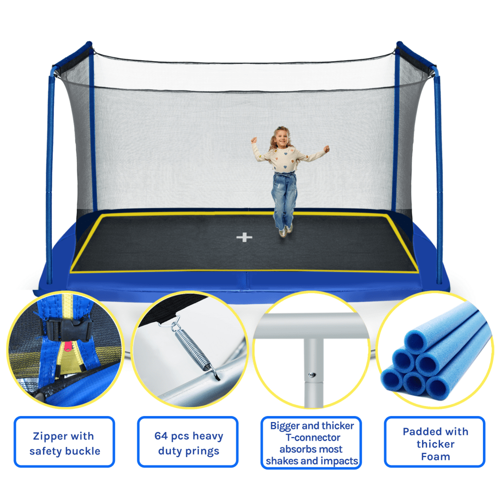 YC 244 x366m Rechteckiger Trampolin