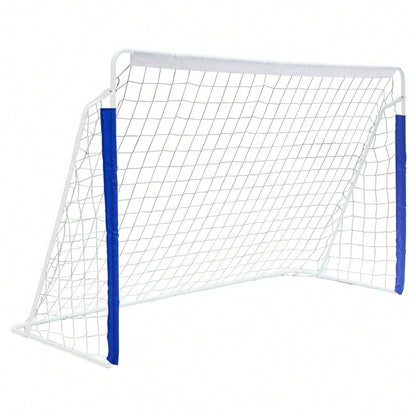 243.8cm x 152.4(8x5FT) Soccer Goals for Backyard Portable Net Collapsible Metal Base, Quick Setup Soccer Net for Indoor Outdoor Practice Training with Carry Bag