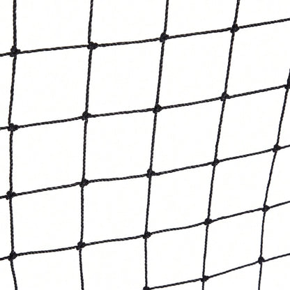 HOMCOM Fußball Rückprallwand Rebounder Tor Netz 96 x 80 x 96 cm, verstellbarer Winkel, rot-schwarz, ideal für Training & Spiel