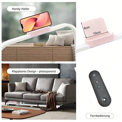 2 in 1  Laufband für zuhause, Laufband mit Fernbedienun 1-6 km/h Geschwindigkeit mit  LED-Display & Bluetooth Lautsprecher&Telefonhalterung,Laufband für Zuhause & Büro, Leicht zu Falten,Montagefre