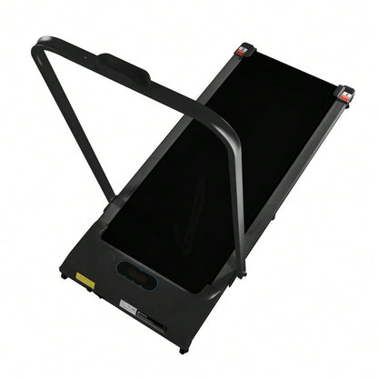 2 in 1 Laufband für zuhause, Laufband mit Fernbedienun 1-6 km/h Geschwindigkeit mit  LED-Display & Bluetooth Lautsprecher&Telefonhalterung,Laufband für Zuhause & Büro, Leicht zu Falten,Montagefre