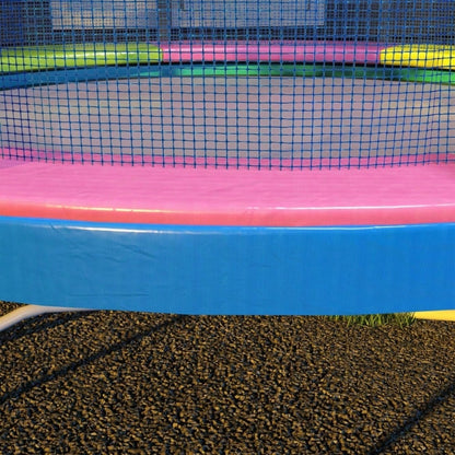 SPORTNOW Trampolin Randabdeckung Ø244 cm, UV-Schutz, wetterbeständig, langlebig & robust, Trampolin Zubehör
