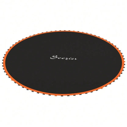 SPORTNOW Trampolin-Matte, Runde Sprungplane, Polypropylen, Orange