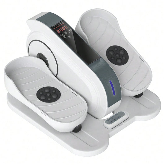 SPORTNOW Mini-Ellipsentrainer Untertisch Mini Crosstrainer für zuhause Ellipsen Beintrainer mit 10-stufiger Geschwindigkeit, LCD-Monitor, Fernbedienung, für Büro, Senioren