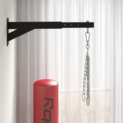 SPORTNOW Boxsack Wandhalterung einstellbare Boxsack Halterung für Punch Bag Sandsack aus Stahl schwarz für Fitness & Training