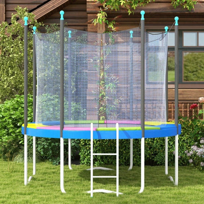 SPORTNOW Trampolin Randabdeckung Ø305 cm, bunt, wetterbeständig & UV-Schutz, ideal für Gartentrampoline