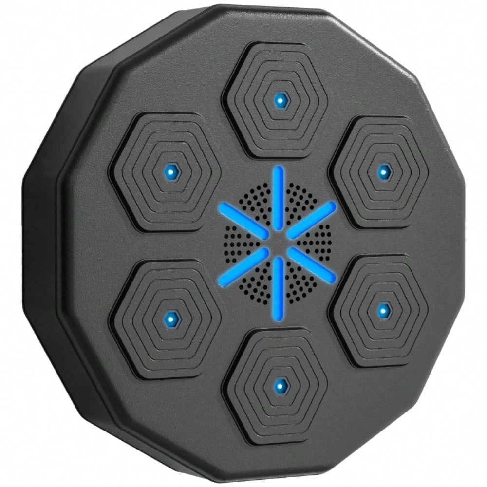SPORTNOW Elektronische Bluetooth Boxmaschine mit Musik und LED, wandmontiertes Smart Boxziel für Erwachsene, ideal für Heimübungen