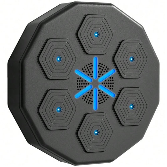 SPORTNOW Elektronische Bluetooth Boxmaschine mit Musik und LED, wandmontiertes Smart Boxziel für Erwachsene, ideal für Heimübungen
