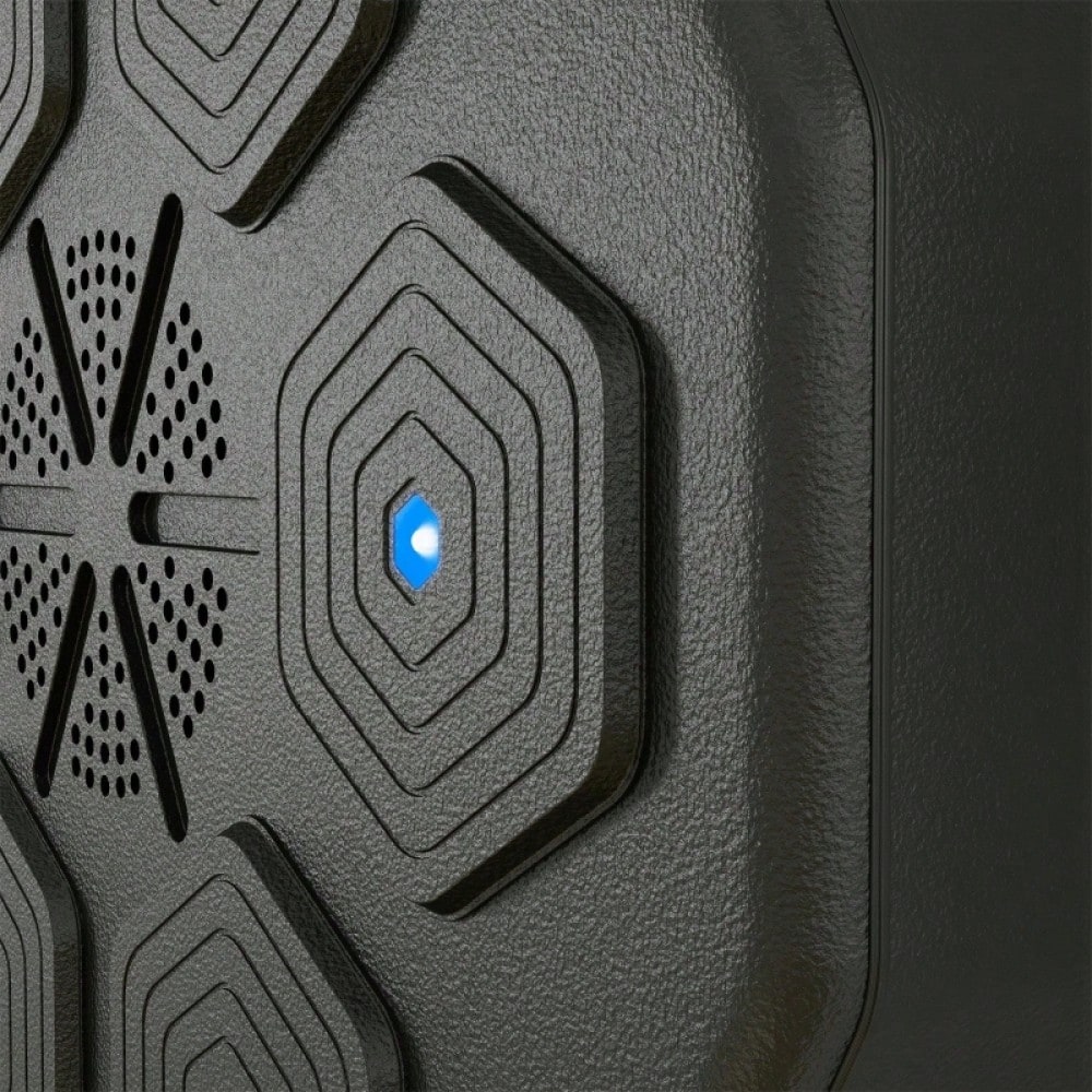 SPORTNOW Elektronische Bluetooth Boxmaschine mit Musik und LED, wandmontiertes Smart Boxziel für Erwachsene, ideal für Heimübungen