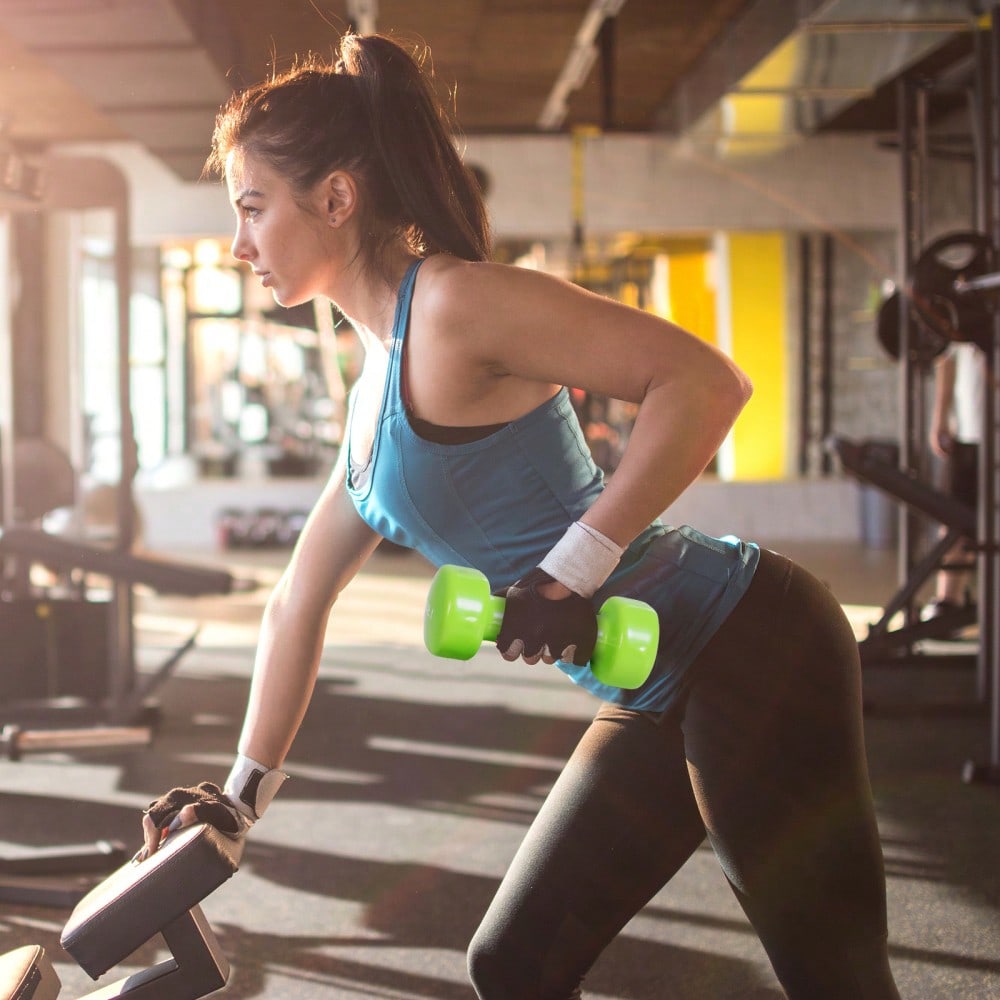 HOMCOM Hantelset Kurzhantel Set mit Koffer 4 Hantelpaare 05 1 15 2 kg tragbar für Zuhause und Fitnessstudio Eisen Kunststoff