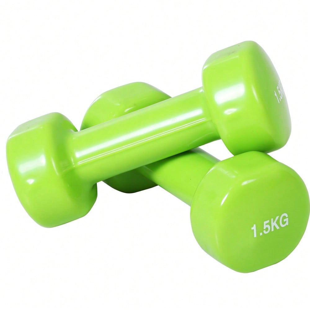 HOMCOM Hantelset Kurzhantel Set mit Koffer 4 Hantelpaare 05 1 15 2 kg tragbar für Zuhause und Fitnessstudio Eisen Kunststoff