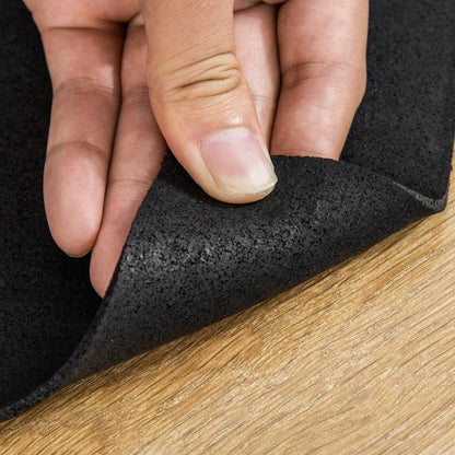 HOMCOM Dartmatte rutschfeste Gummimatte für Steeldart & Softdart, Dartzubehör Teppich, ideal für Turniere & Zuhause