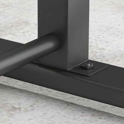 SPORTNOW Dip Barren Dip Station bis 540 kg Belastbar Höhenverstellbar Fitness-Bar Push Up Stand Bar Fitness Parallettes, Liegestützgriffe für Calisthenics, Zuhause, Krafttraining