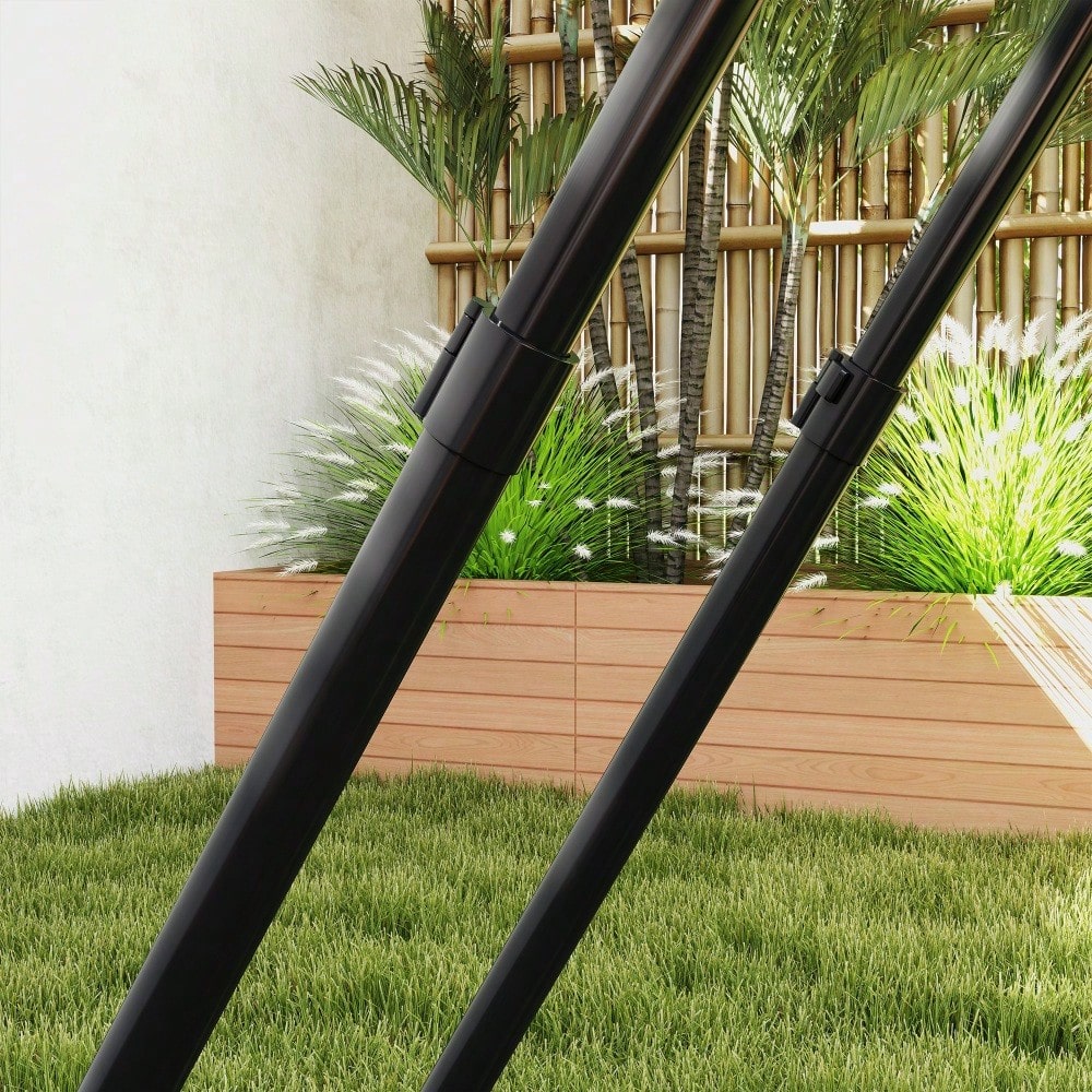 HOMCOM Fußballtor klappbar Rebounder Rückprallwand 5-stufig verstellbar für Mehrsportarten 128x118x108-120cm