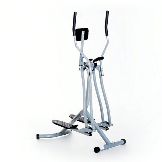 HOMCOM Crosstrainer, Heimtrainer, LCD-Display, einstellbares Brustpolster, Stahl, Gray, 96 x 60 x 152cm