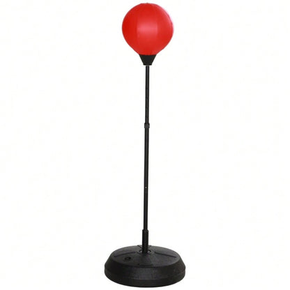 AIYAPLAY Boxsack für Kinder im Alter von 5-10 Jahren, mit Boxhandschuhen, höhenverstellbar