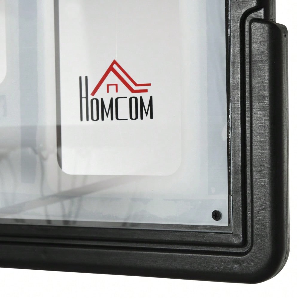 HOMCOM höhenverstellbarer Basketballkorb 260-310 cm mit Rollen und Standfuß für Garten & Sportplatz