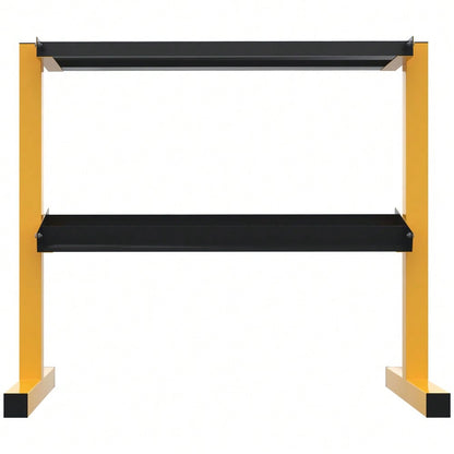 SPORTNOW Hantelständer für Kurzhanteln, 2-fach Höhenverstellbar, Bis 270 kg Belastbar, Stabiler Stahlrahmen, Für Home Gym Krafttraining