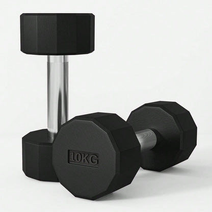 SPORTNOW Kurzhantel Set 20kg 2er-Set, Mit rutschfesten Griffen & Metall-Gewichten, Für Krafttraining, Home Gym & Fitness (Schwarz)