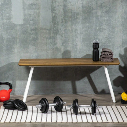 HOMCOM 2-in-1 Hantelset 20kg Verstellbar, Kurz- & Langhantel mit Verbindungsstange, Rostfreie & Rutschfeste Griffe, Für Home Gym & Krafttraining